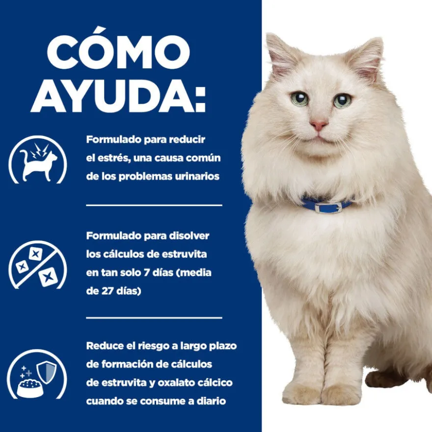 Hill's Prescription Diet c/d Urinary Stress Peixe Azul Ração para gatos