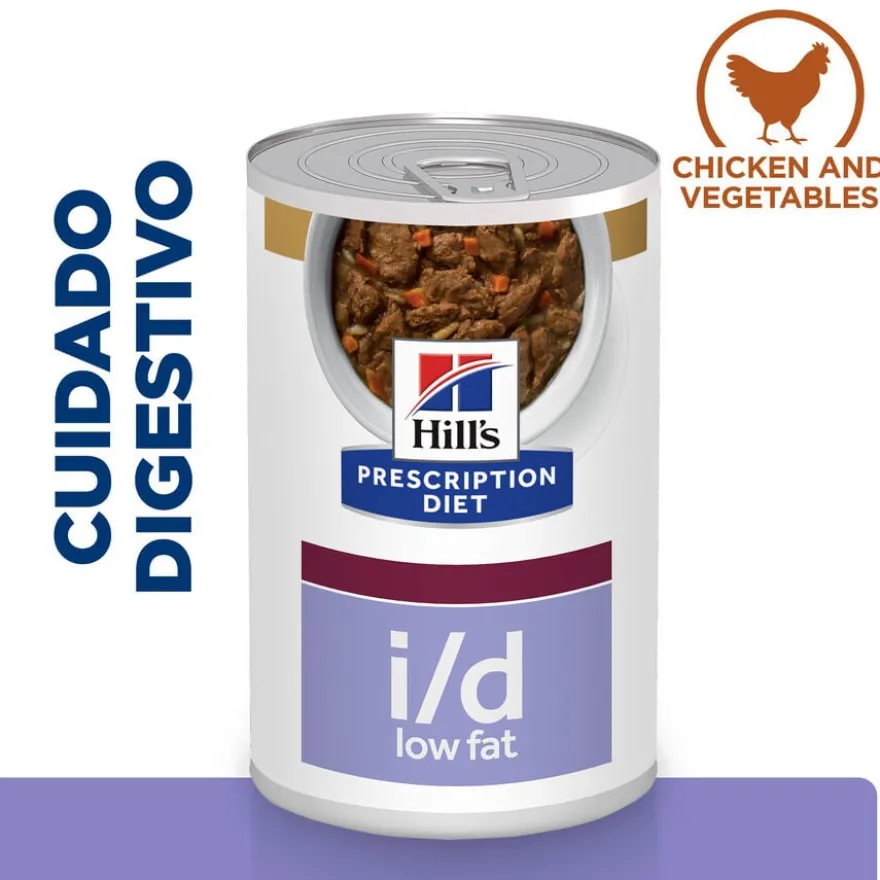 Hill's Prescription Diet Digestive Care i/d Low Fat Frango e Legumes lata para cães