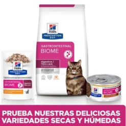 Hill's Prescription Diet Gastrointestinal Biome Comida húmida de frango em lata para gatos