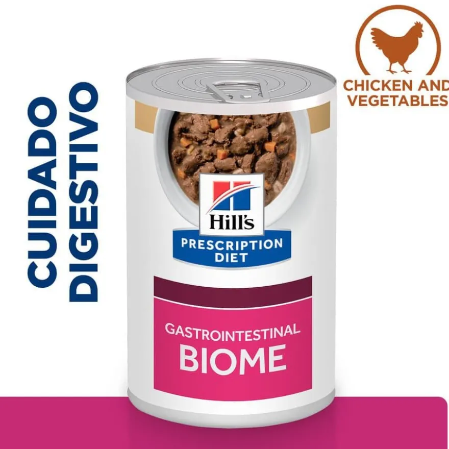 Hill's Prescription Diet Gastrointestinal Biome Guisado Frango e Legumes lata para cães