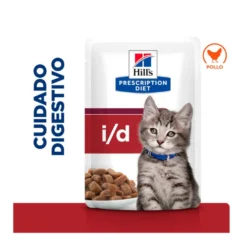 Hill's Prescription Diet I/D Digestive Care Kitten Comida húmida de frango em lata para gatinhos
