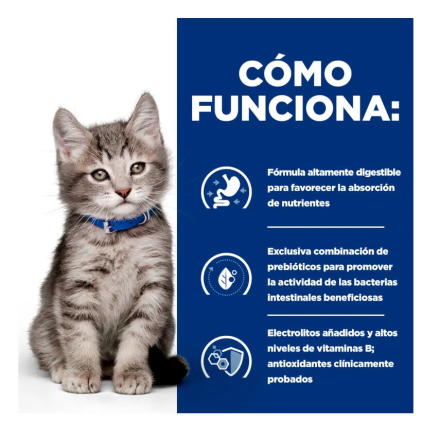 Hill's Prescription Diet I/D Digestive Care Kitten Comida húmida de frango em lata para gatinhos
