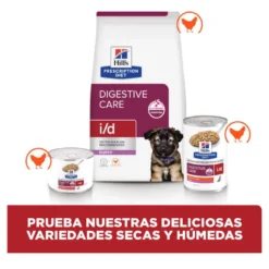 Hill's Prescription Diet I/D Digestive Care Puppy Ração de frango para cachorros