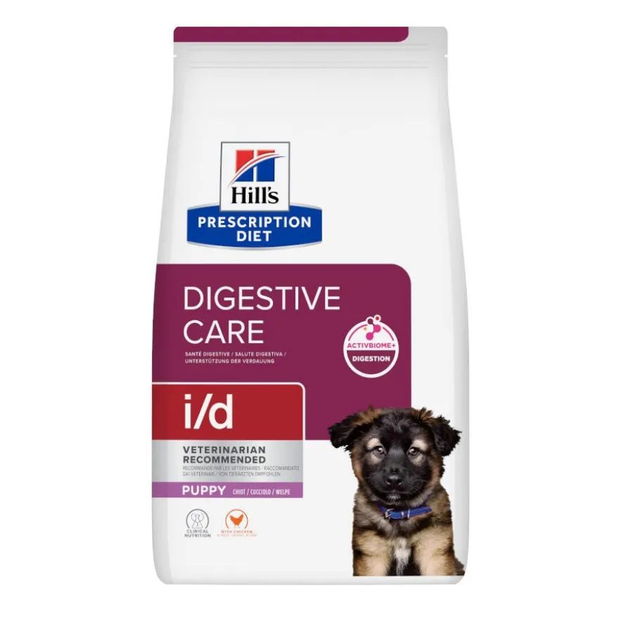 Hill's Prescription Diet I/D Digestive Care Puppy Ração de frango para cachorros