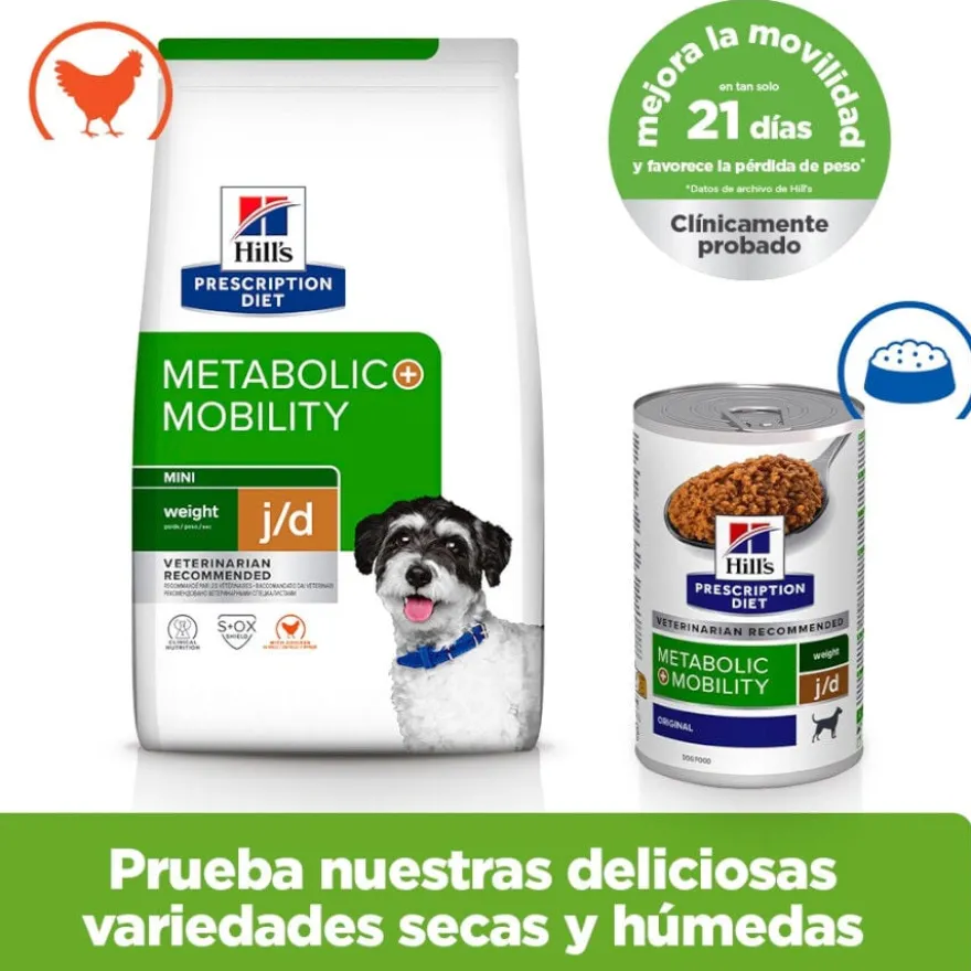 Hill's Prescription Diet J/D Metabolic + Mobility Frango ração para cães
