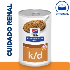Hill's Prescription Diet Kidney Care Alimento húmido de frango em lata para cães