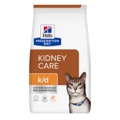 Hill's Prescription Diet Kidney Care k/d Salmão ração para gatos