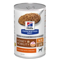 Hill's Prescription Diet Kidney k/d + Mobility j/d Frango lata para cães