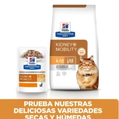 Hill's Prescription Diet Kidney Mobility Frango ração gatos