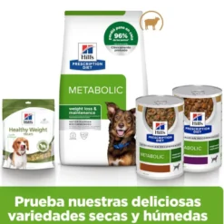 Hill's Prescription Diet Metabolic cordeiro e arroz ração para cães