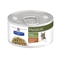 Hill's Prescription Diet Metabolic Guisado de Frango e Legumes lata para gatos