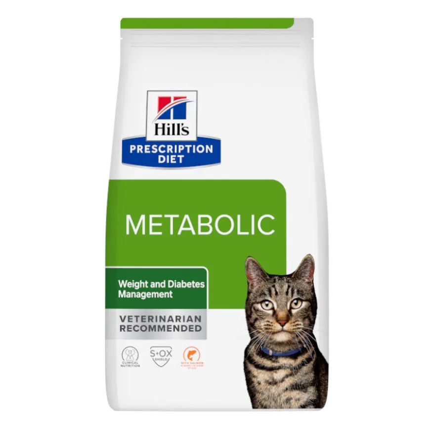 Hill's Prescription Diet Metabolic Salmão Ração para gatos