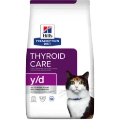 Hill's Prescription Diet Thyroid Care y/d ração para gatos