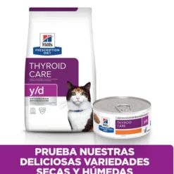 Hill's Prescription Diet Thyroid Care y/d ração para gatos