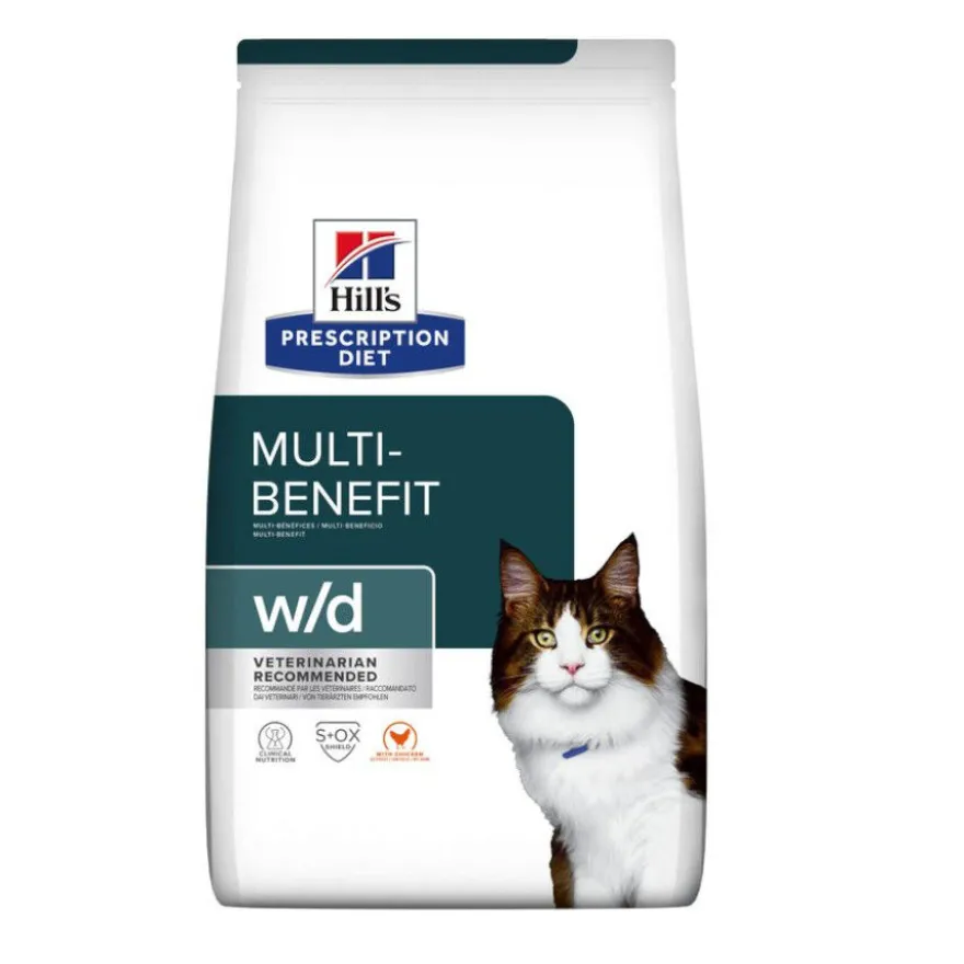 Hill's Prescription Diet w/d Weigth Management Frango ração para gatos