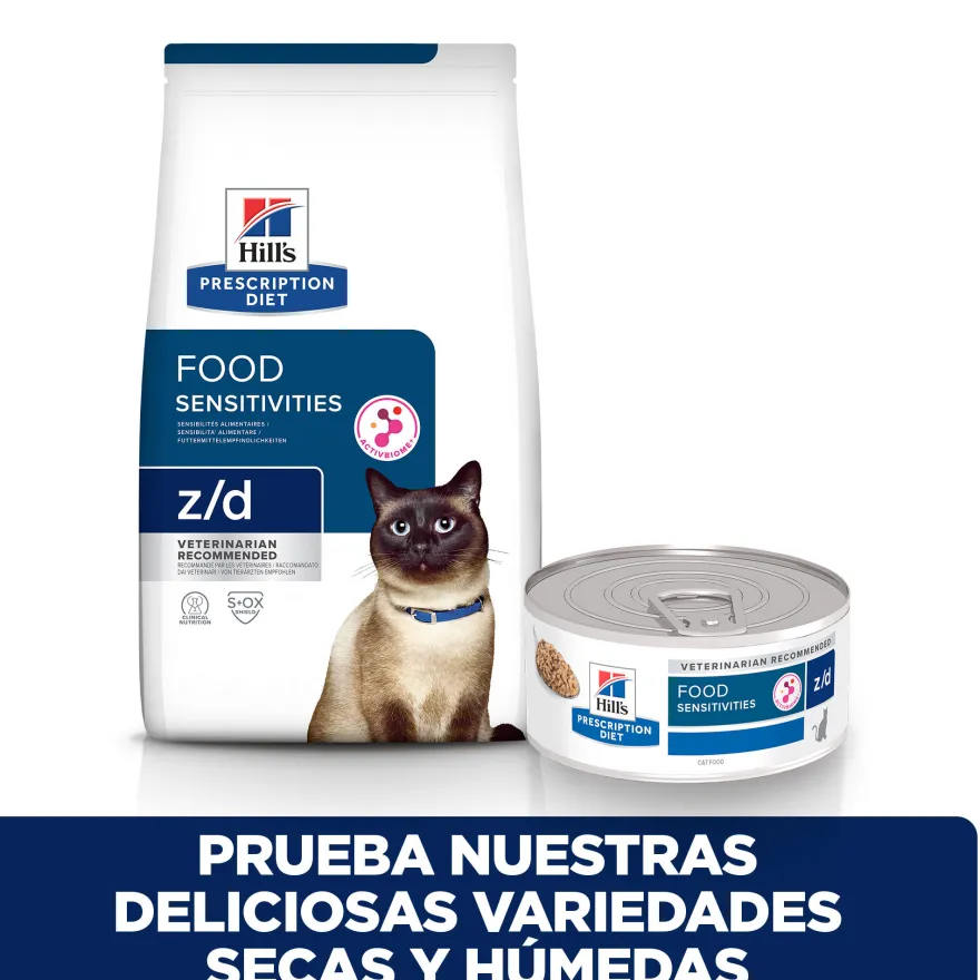 Hill's Prescription Diet z/d Food Sensitive ração para gatos
