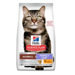 Hill's Science Plan Adult Hairball y Perfect Coat Alimento para gatos de frango