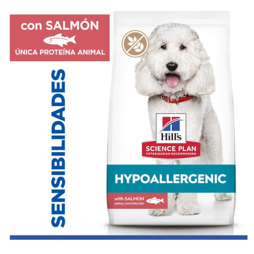 Hill's Science Plan Adult Medium Hypoallergenic Salmão ração para cães