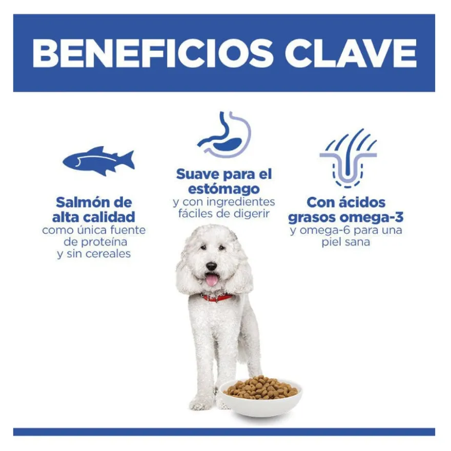 Hill's Science Plan Adult Medium Hypoallergenic Salmão ração para cães