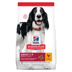 Hill's Science Plan Adult Medium Ração de frango para cães de raças médias