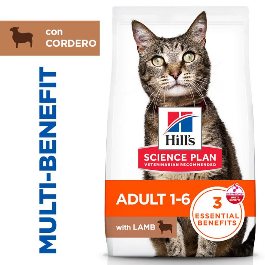 Hill's Science Plan Adult Ração de cordeiro e arroz para gatos