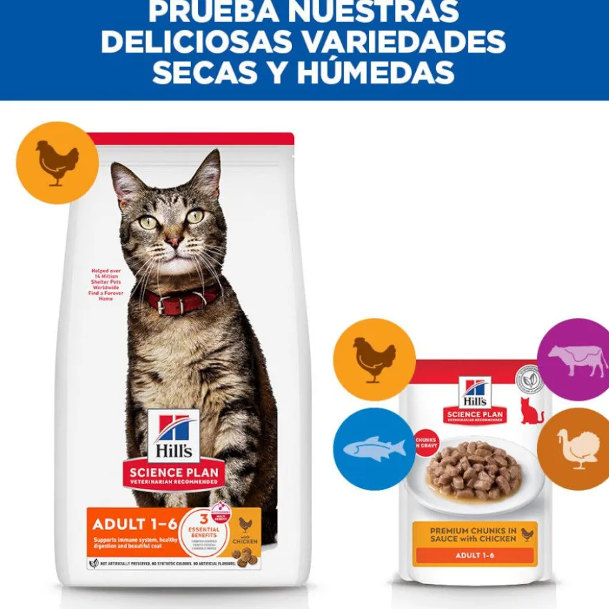 Hill's Science Plan Adult Ração de frango para gatos