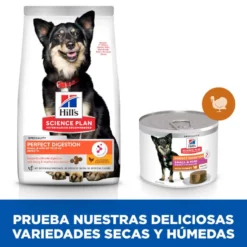 Hill's Science Plan Adult Small y Mini Perfect Digestion Mousse de Peru em lata para cães