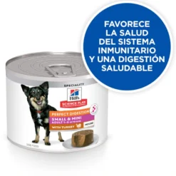 Hill's Science Plan Adult Small y Mini Perfect Digestion Mousse de Peru em lata para cães