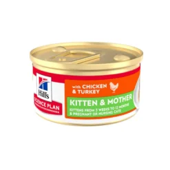 Hill's Science Plan Kitten y Mother Mousse de Frango e Peru lata para gatos