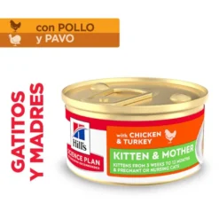 Hill's Science Plan Kitten y Mother Mousse de Frango e Peru lata para gatos