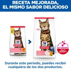 Hill's Science Plan Light Ração de frango para gatos adultos