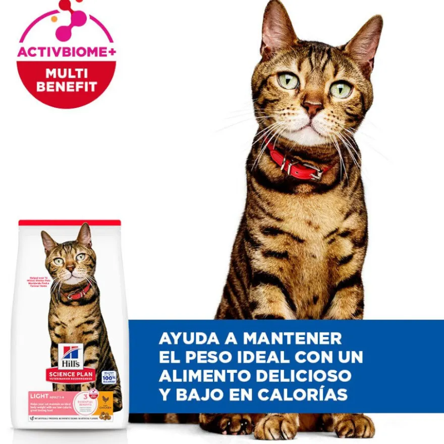 Hill's Science Plan Light Ração de frango para gatos adultos