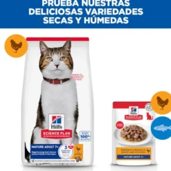 Hill's Science Plan Mature Adult Ração de frango para gatos