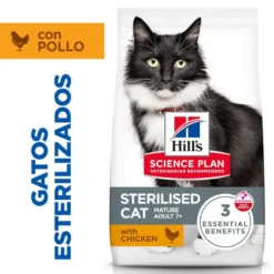 Hill's Science Plan Mature Sterilised Ração de frango para gatos esterilizados
