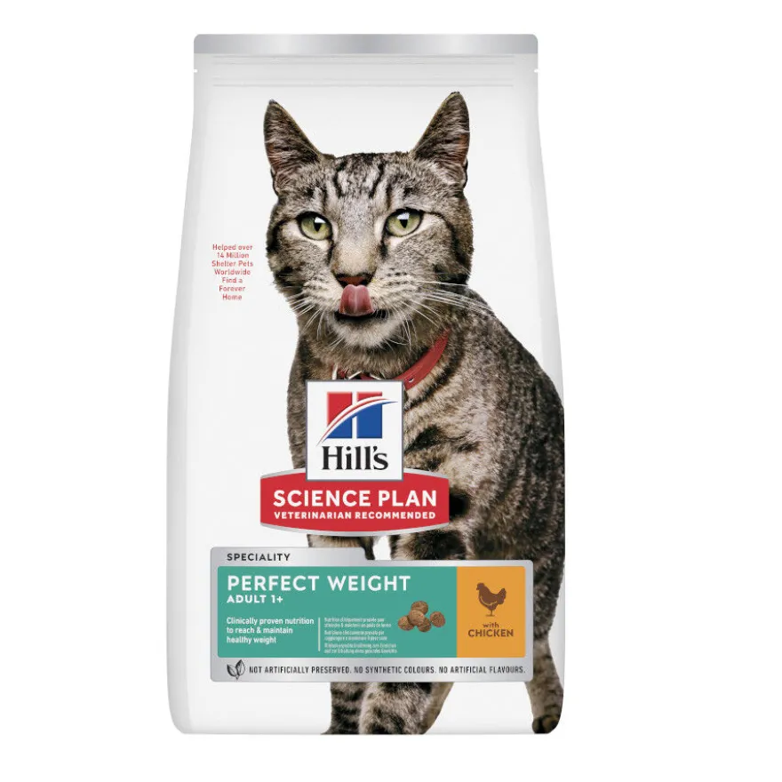 Hill's Science Plan Perfect Weight Adult frango ração para gatos