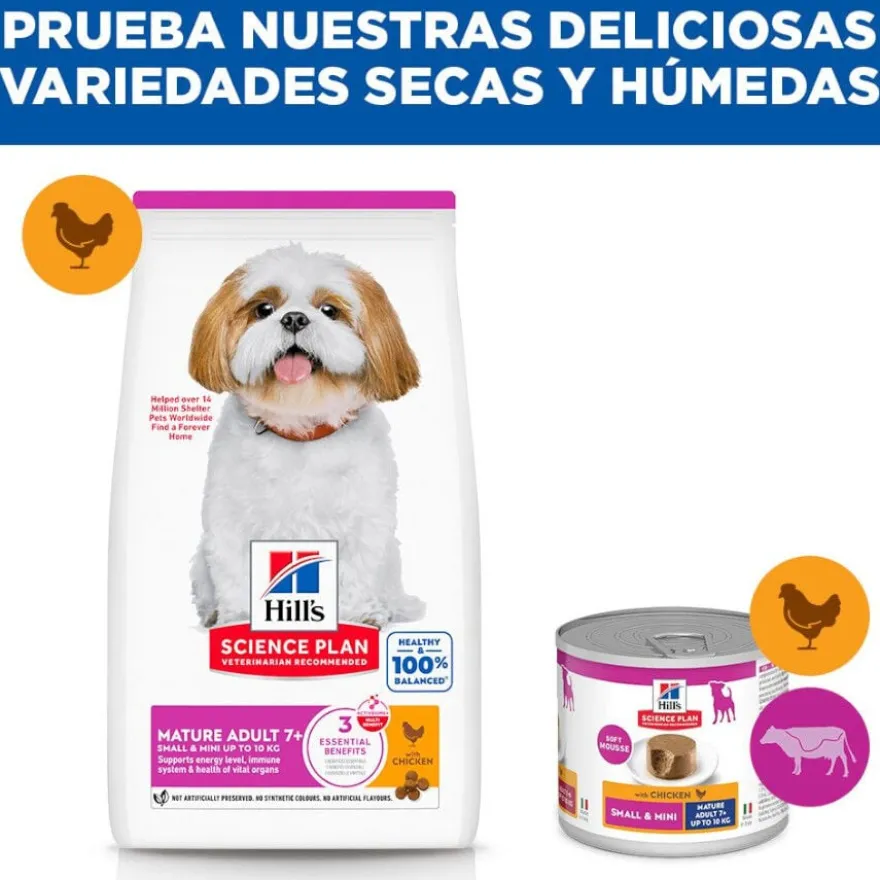 Hill's Science Plan Ração de frango para cães de raças pequenas e mini