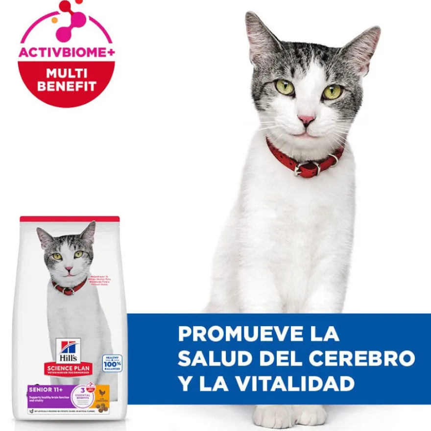 Hill's Science Plan Ração de frango para gatos seniors