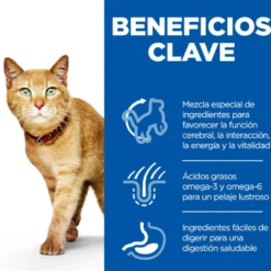 Hill's Science Plan Senior Vitality Sachê de frango e salmão em molho para gatos