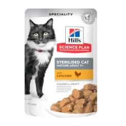 Hill's Science Plan Sterilised Mature Frango saqueta de molho para gatos
