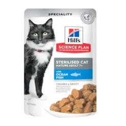 Hill's Science Plan Sterilised Mature Peixe Oceánico saqueta de molho para gatos