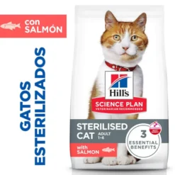 Hill's Science Plan Sterilised Ração de salmão para gatos esterilizados