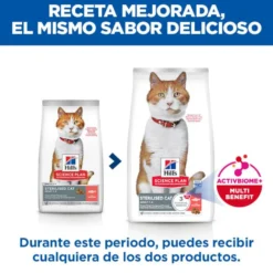 Hill's Science Plan Sterilised Ração de salmão para gatos esterilizados