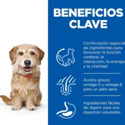 Hill's Small e Mini Adult +7 Science Plan Youthful Vitality Frango ração para cães
