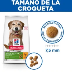 Hill's Small e Mini Adult +7 Science Plan Youthful Vitality Frango ração para cães