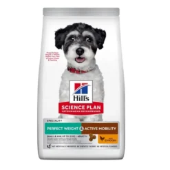 Hill's Small y Mini Perfect Weight y Active Mobility Frango ração para cães