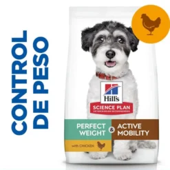 Hill's Small y Mini Perfect Weight y Active Mobility Frango ração para cães