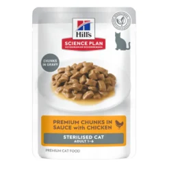Hill's Young Adult Science Plan Sterilized Frango saqueta para gatos