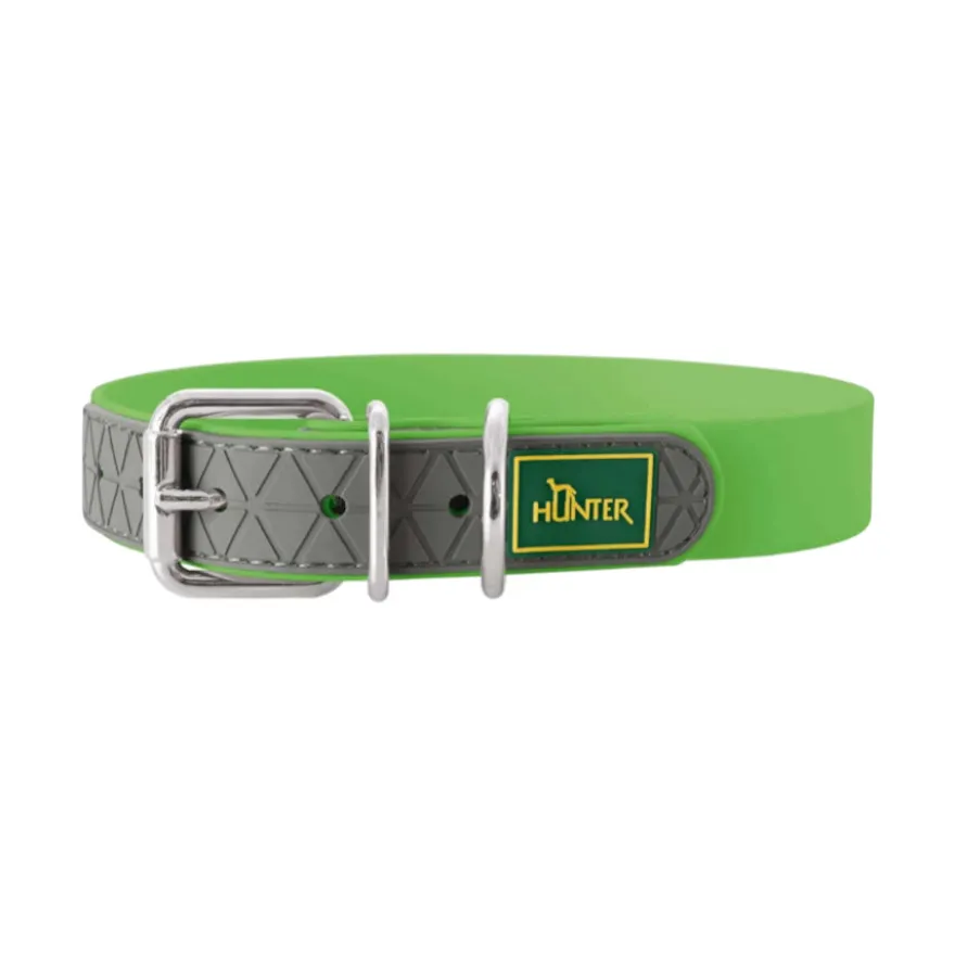 Hunter Convenience Coleira verde para cães