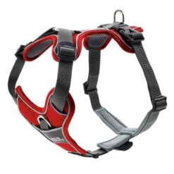 Hunter Divo Peitoral Vermelho e Cinzento para cães
