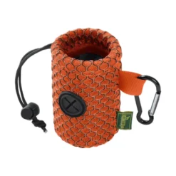 Hunter Hilo Porta Sacos Laranja com Mosquetão para cães